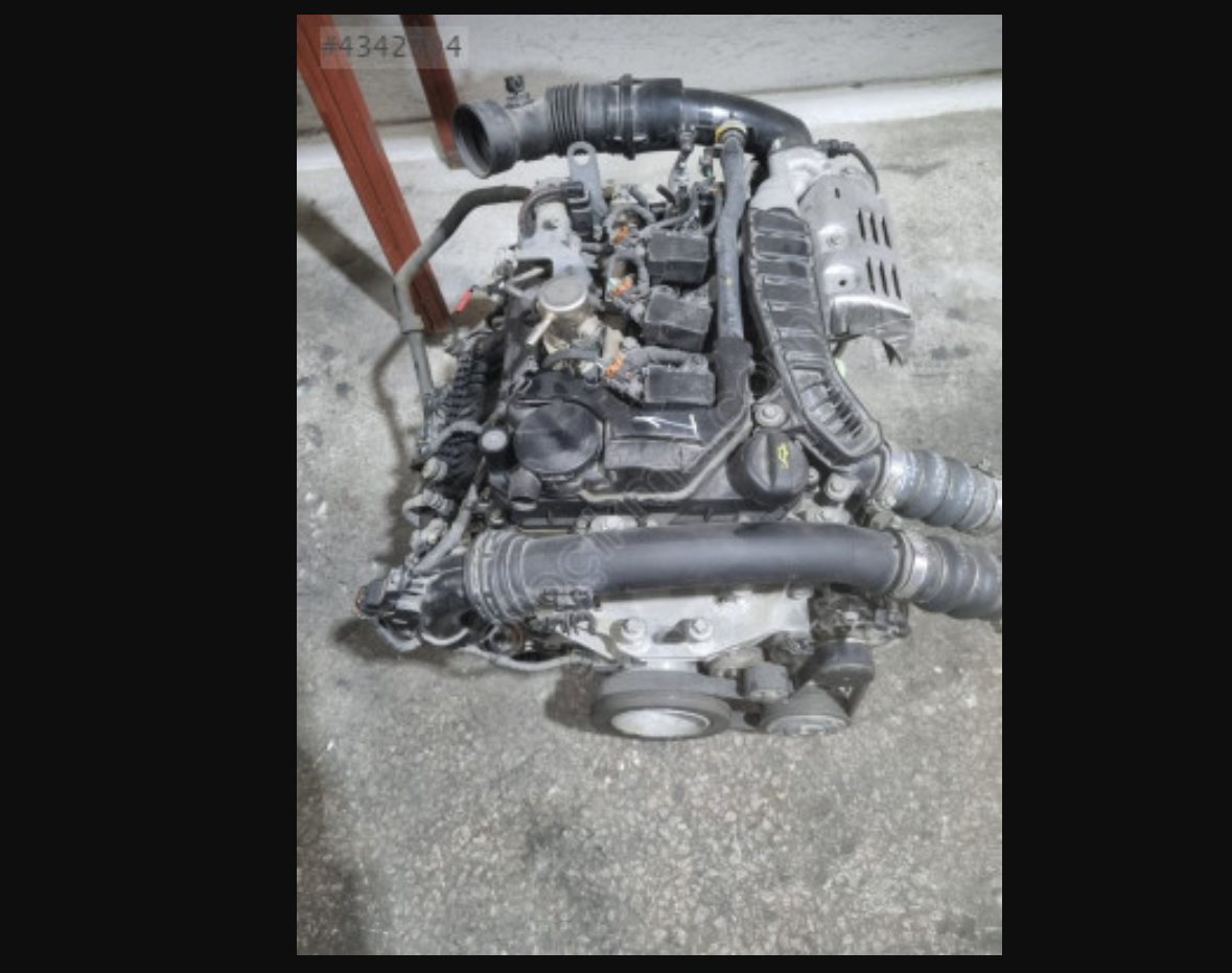 CİTRÖEN C3 1.2 TURBOLU KOMPLE ÇIKMA MOTOR