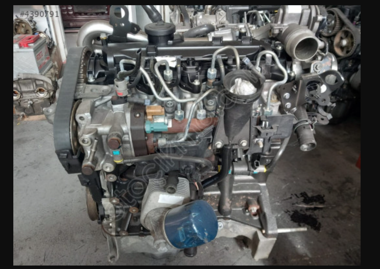 Dacia duster 4x4 1.5 90 lık euro 5 KOMPLE ÇIKMA MOTOR